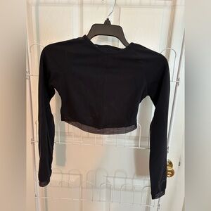 Gymshark Whitney Simmons Black Crop Top